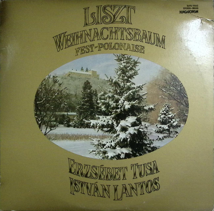 Пластинка виниловая &quot;F. Liszt. Weihnachtsbaum&quot; Hungaroton 300 мм. (Сост. отл.)